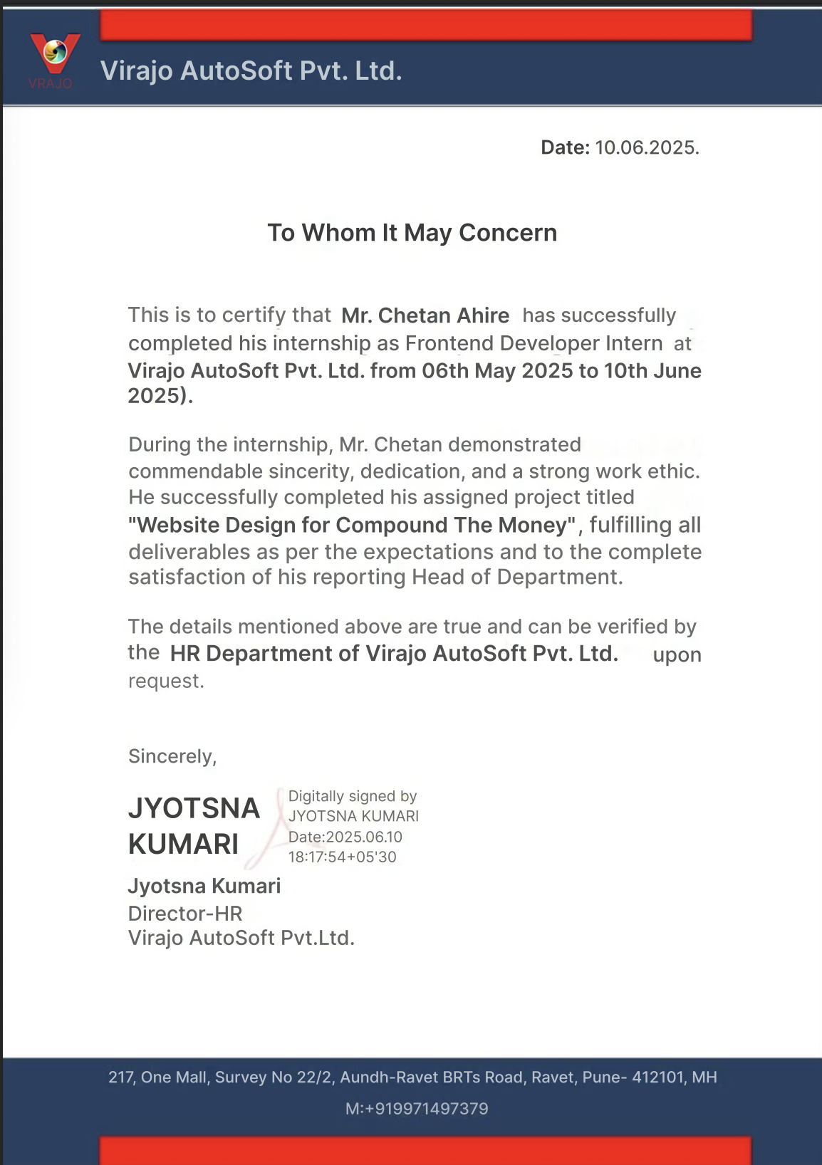 JavaScript Certificate